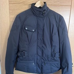 Black Ladies Biker Jacket